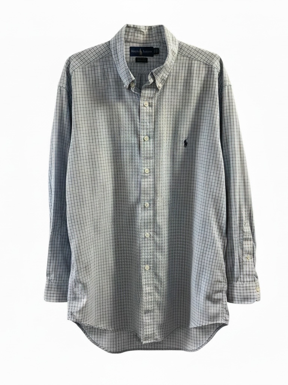 Ralph Lauren Men’s Dress Shirt Yarmouth Fit 100% Cotton 17.5 32/33 XL